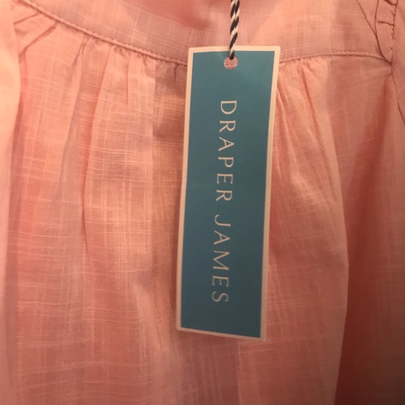 NWT Draper James Maren Shift Dress Pink with White Floral Embroidery Siz… - Picture 5 of 8